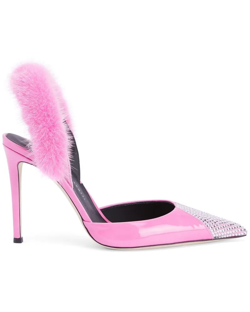 Giuseppe Zanotti Verzierte Henriette Pumps - Rosa Rosa
