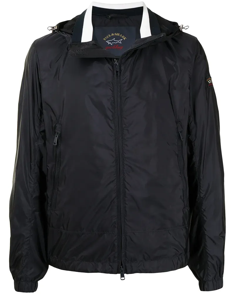 Paul & Shark Windbreaker mit Logo - Blau Blau