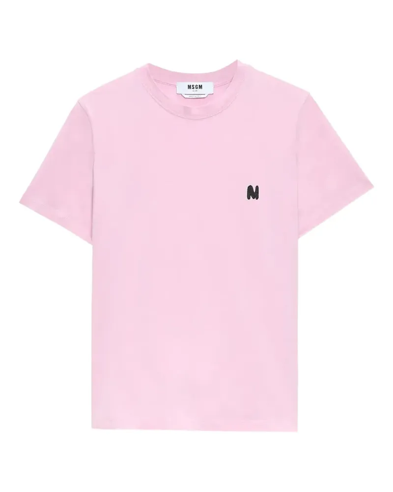 MSGM cotton t-shirt - Rosa Rosa