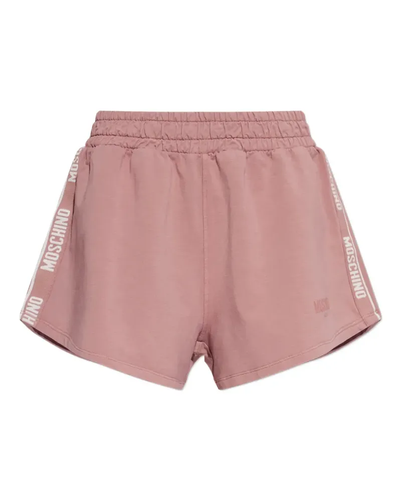 Moschino logo-tape shorts - Rosa Rosa
