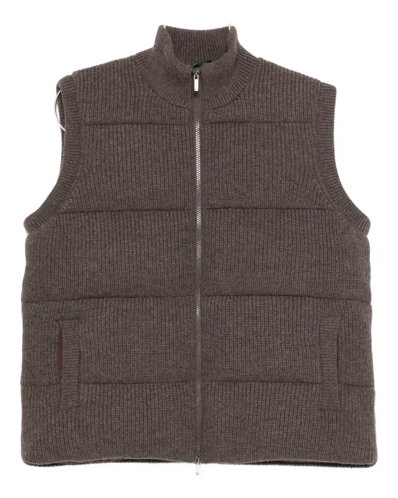 MC2 Saint Barth leeds zip knit jacket - Braun Braun