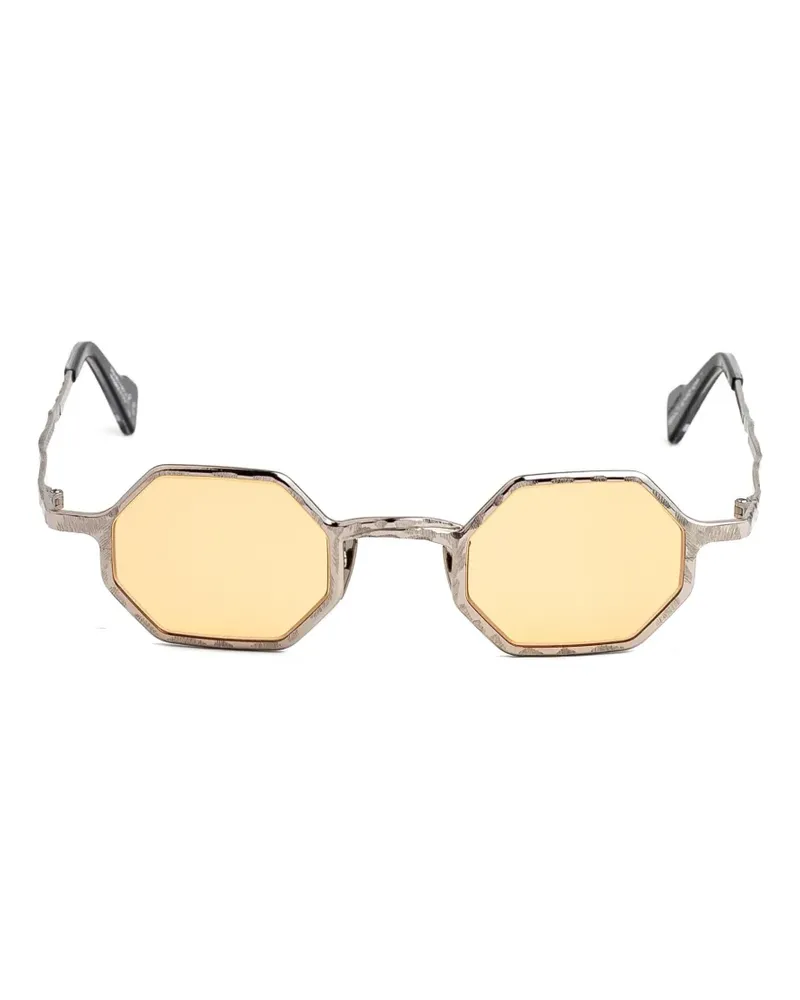 KUBORAUM Z19 geometric-frame sunglasses - Silber Silber