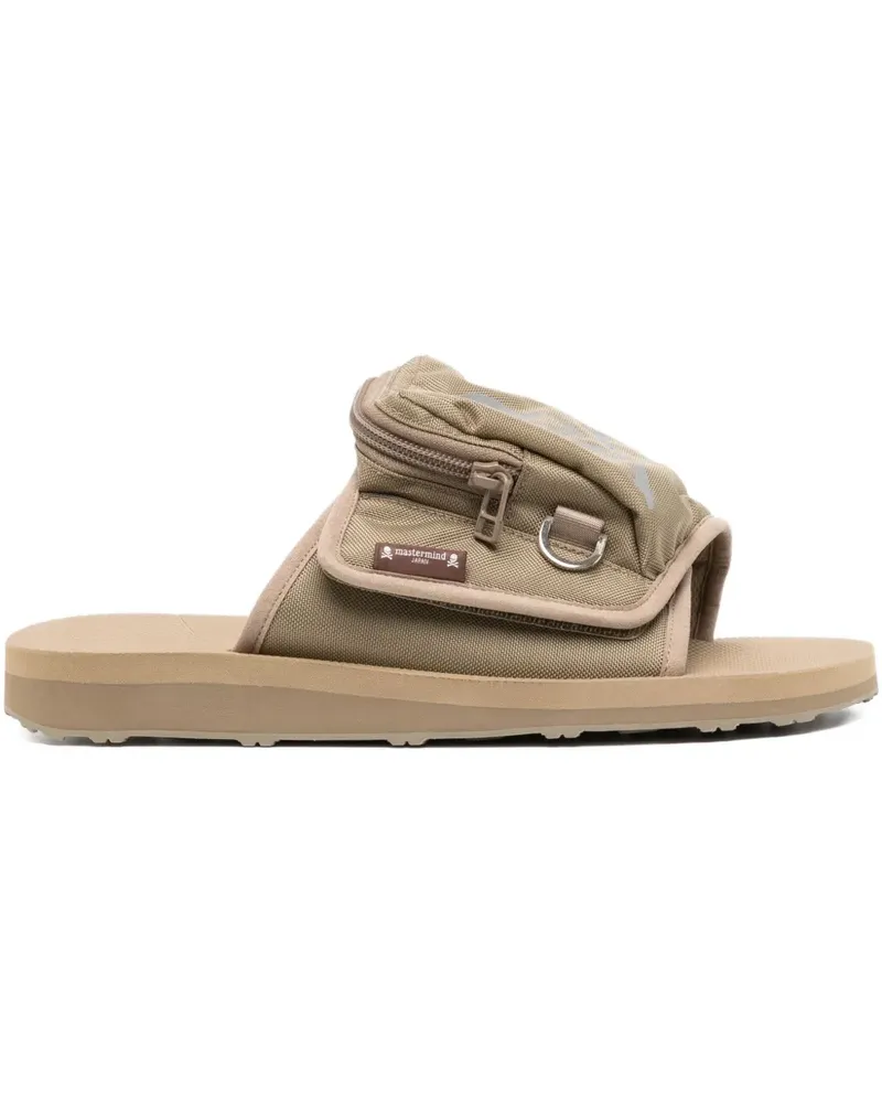 Mastermind Japan x Suicoke reflektierende Sandalen - Nude Nude