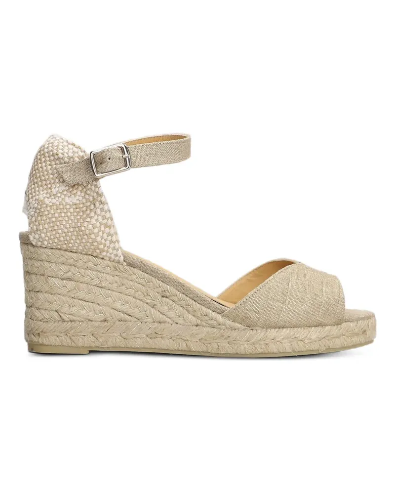 Castañer Blaudi buckle-fastening wedge sandals - Nude Nude
