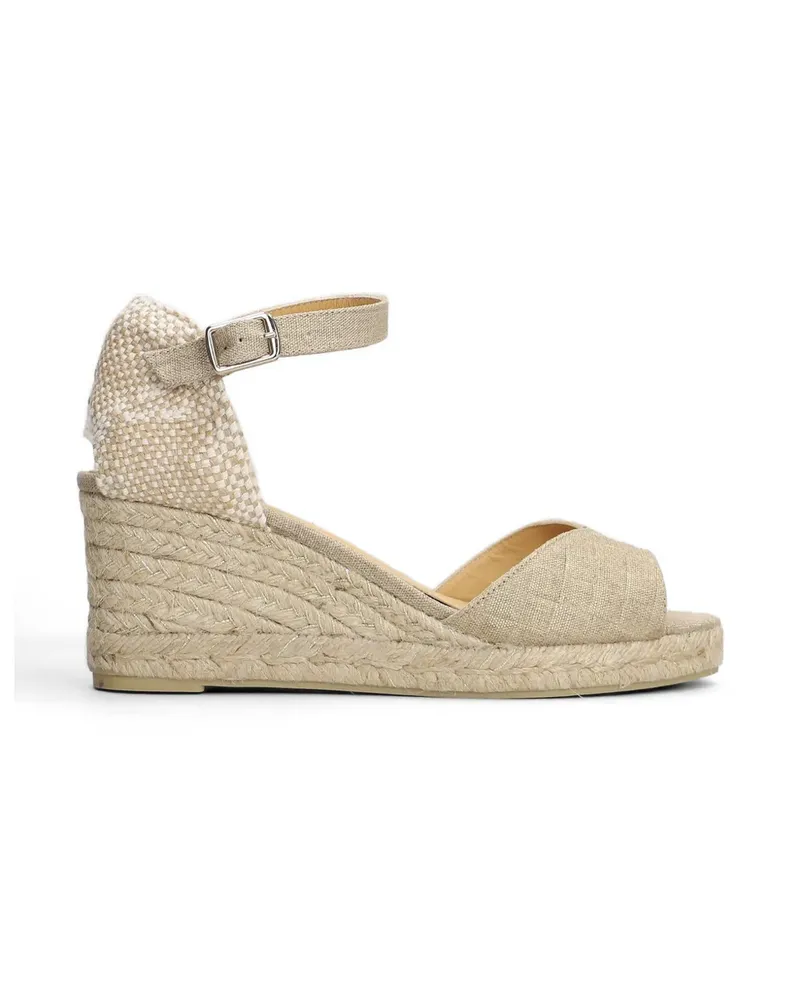 Castañer Blaudi buckle-fastening wedge sandals - Nude Nude