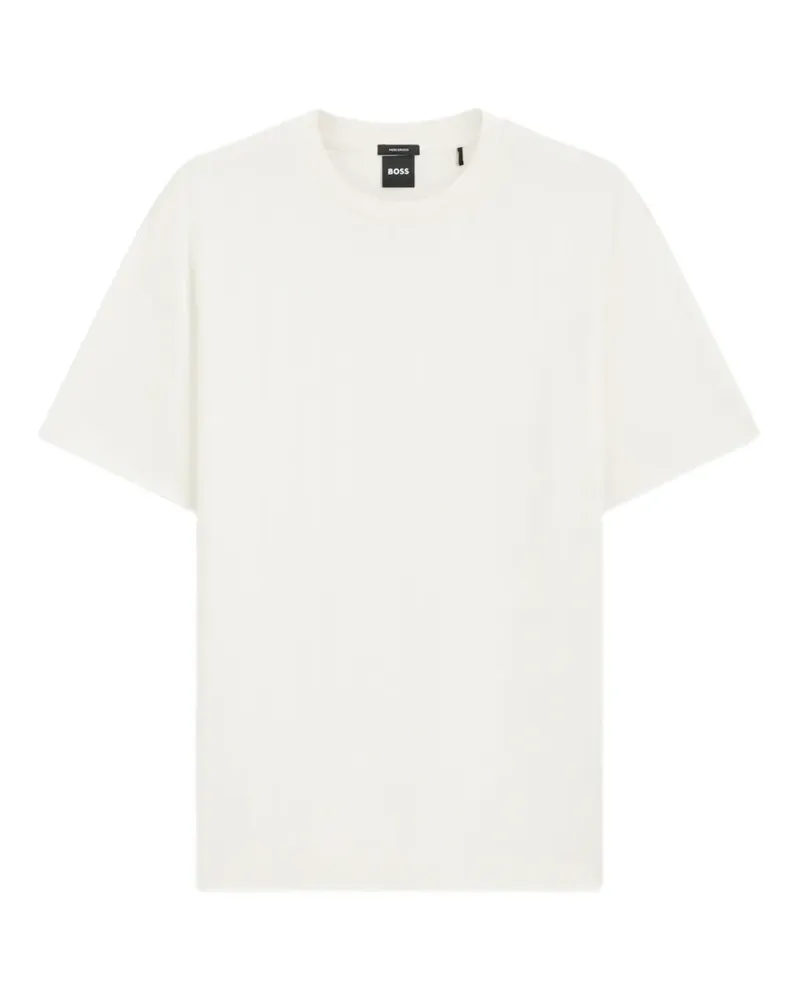 HUGO BOSS Strukturiertes T-Shirt - Nude Nude