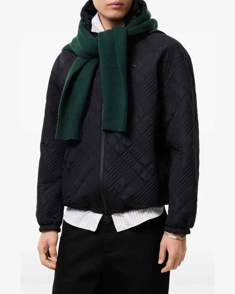 Burberry reversible Micro Check-stitch nylon Trafford hooded jacket - Blau Blau