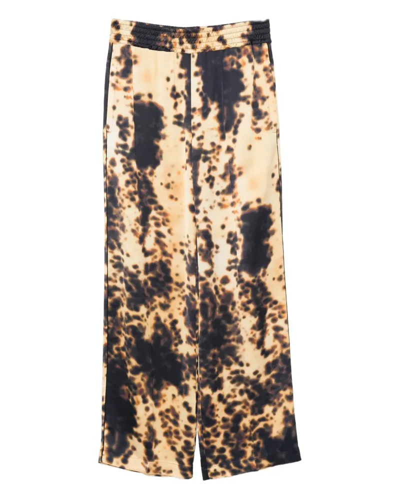 Victoria Beckham elasticated-waist printed trousers - Gelb Gelb