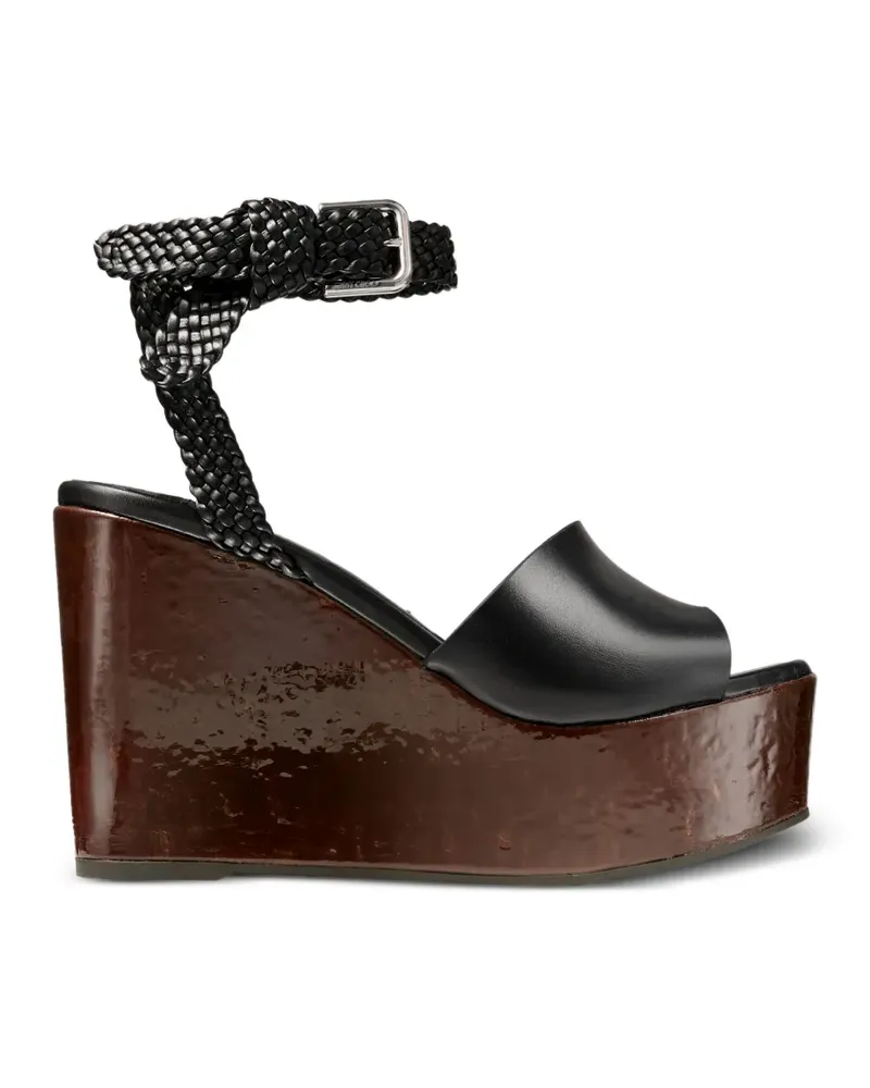 Jimmy Choo Geflochtene Jori Sandalen - Schwarz Schwarz