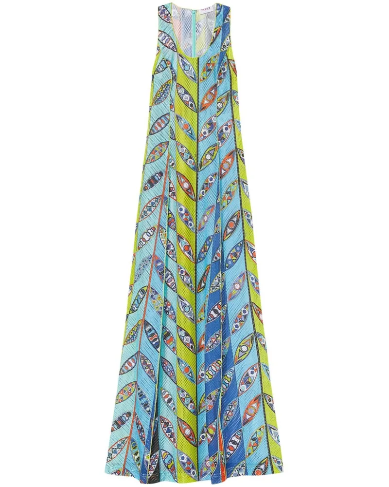 Emilio Pucci Kleid mit Print - Blau Blau