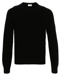 Saint Laurent Klassischer Kaschmirpullover Schwarz