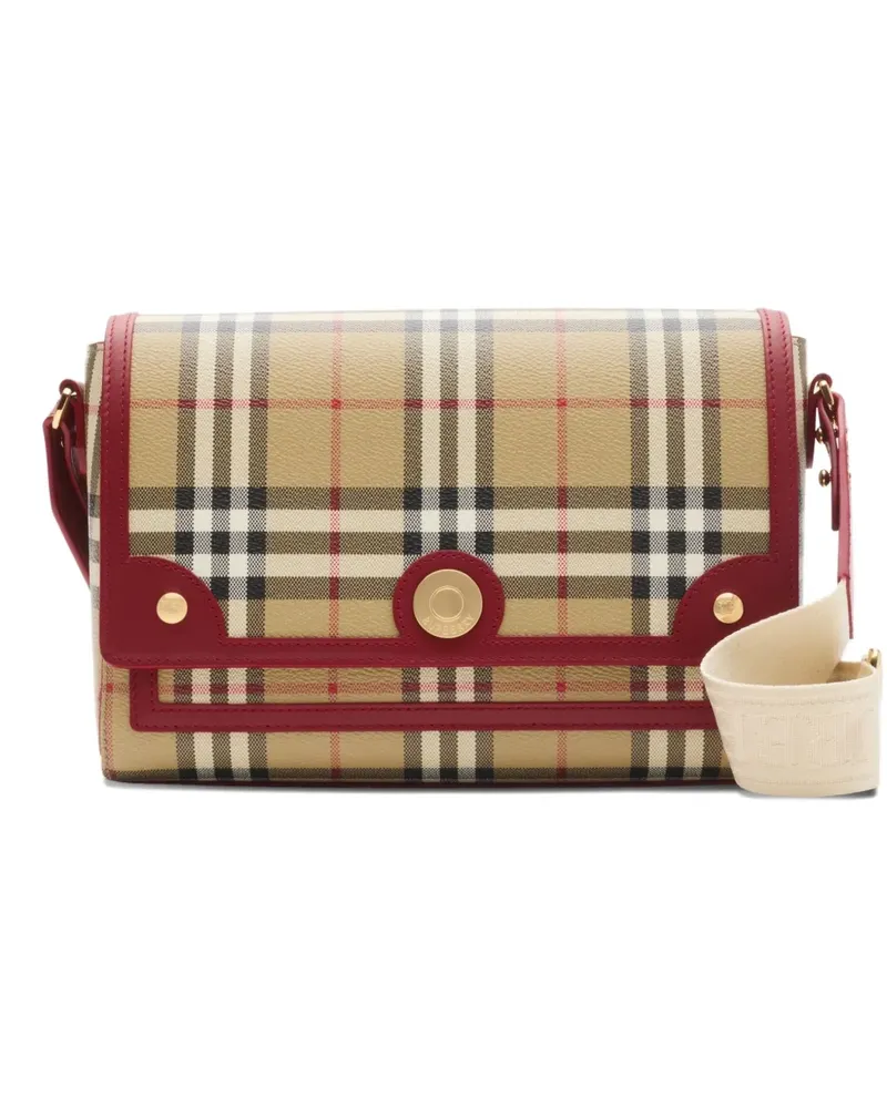 Burberry Karierte Umhängetasche - Nude Nude