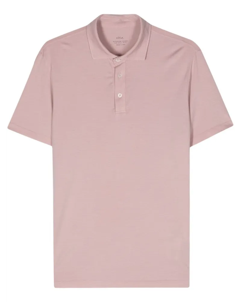 Altea Greg Poloshirt aus Jersey Rosa