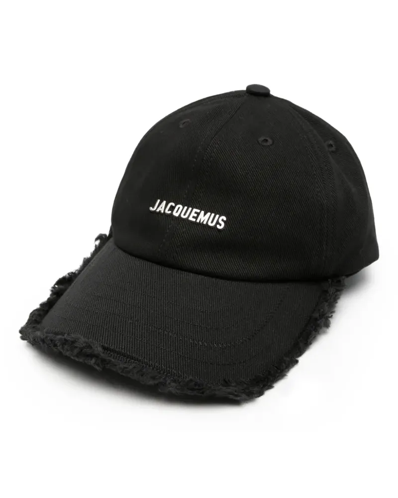 Jacquemus Artichaut frayed-edge baseball cap - Schwarz Schwarz