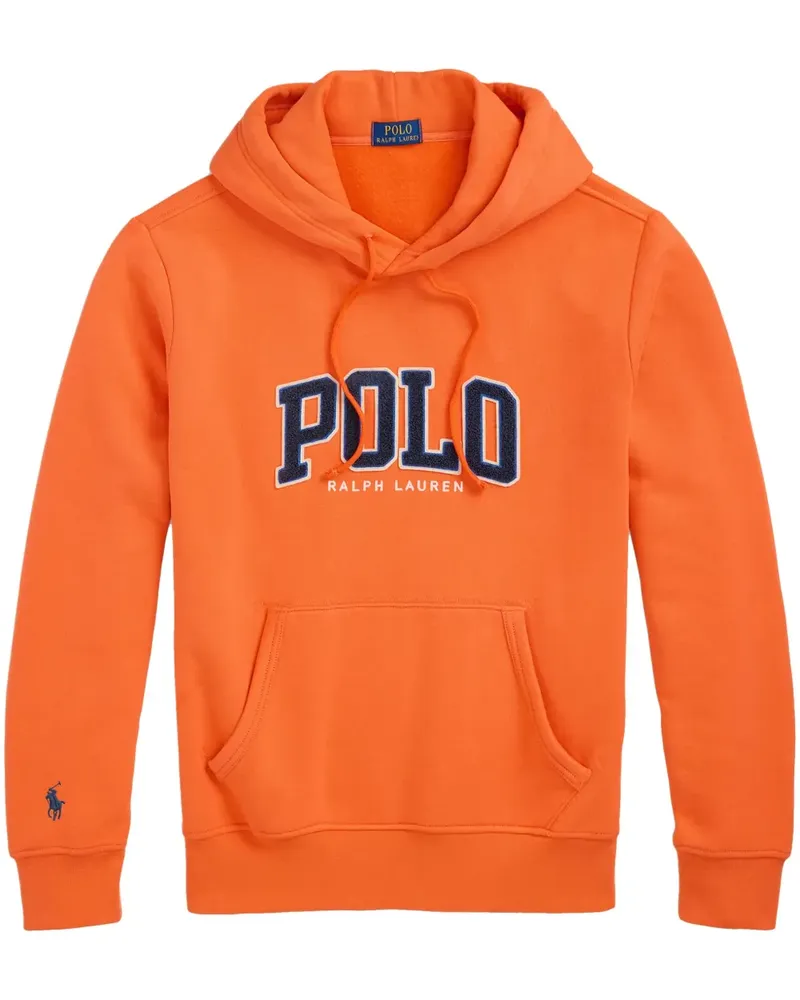 Ralph Lauren Hoodie mit beflocktem Logo - Orange Orange