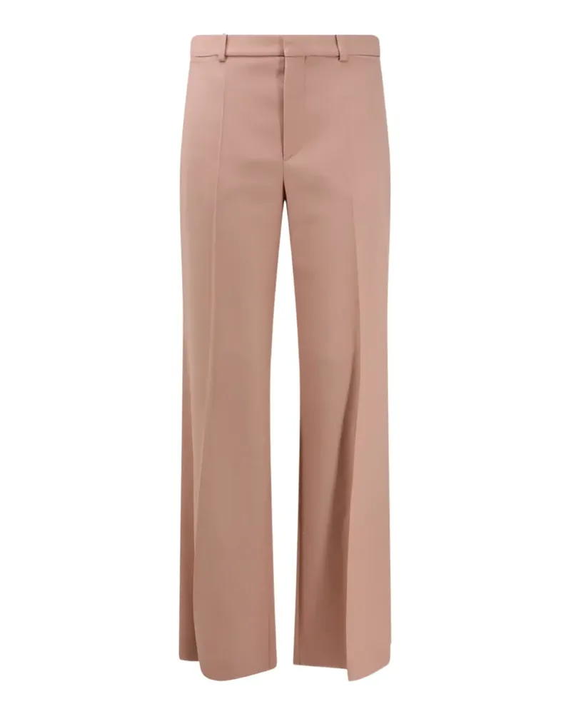 Chloé Weite Hose mit Bügelfalten - Nude Nude