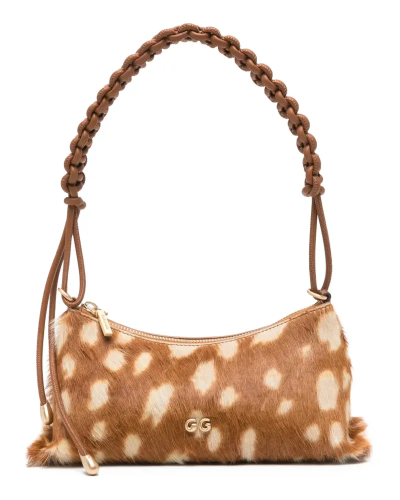 Cult Gaia Osa spotted shoulder bag - Braun Braun