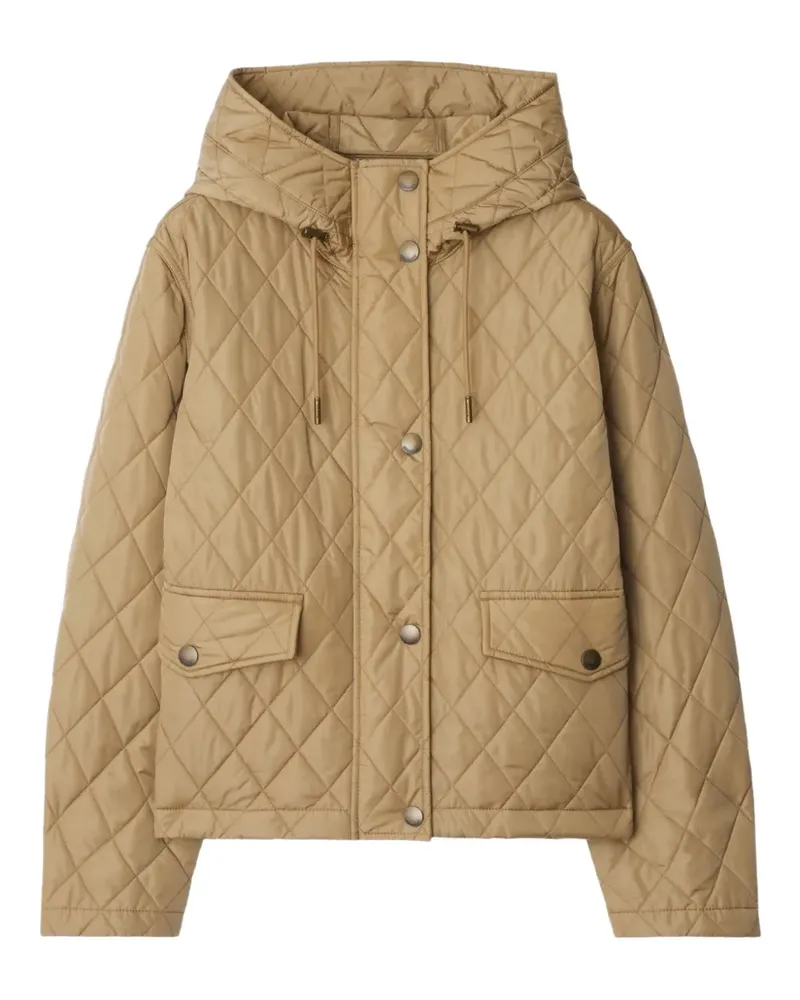 Burberry Gesteppte Cropped-Jacke - Nude Nude