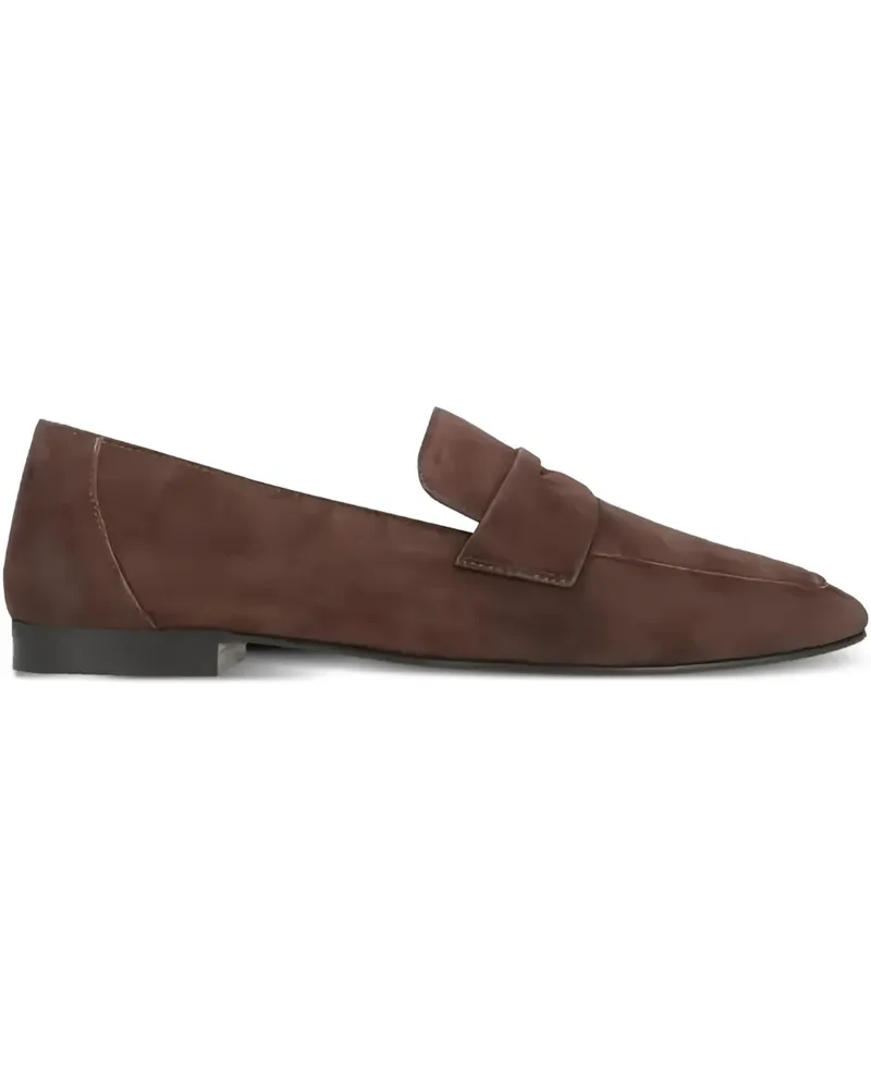 Le Monde Béryl Penny-Loafer aus Wildleder - Braun Braun