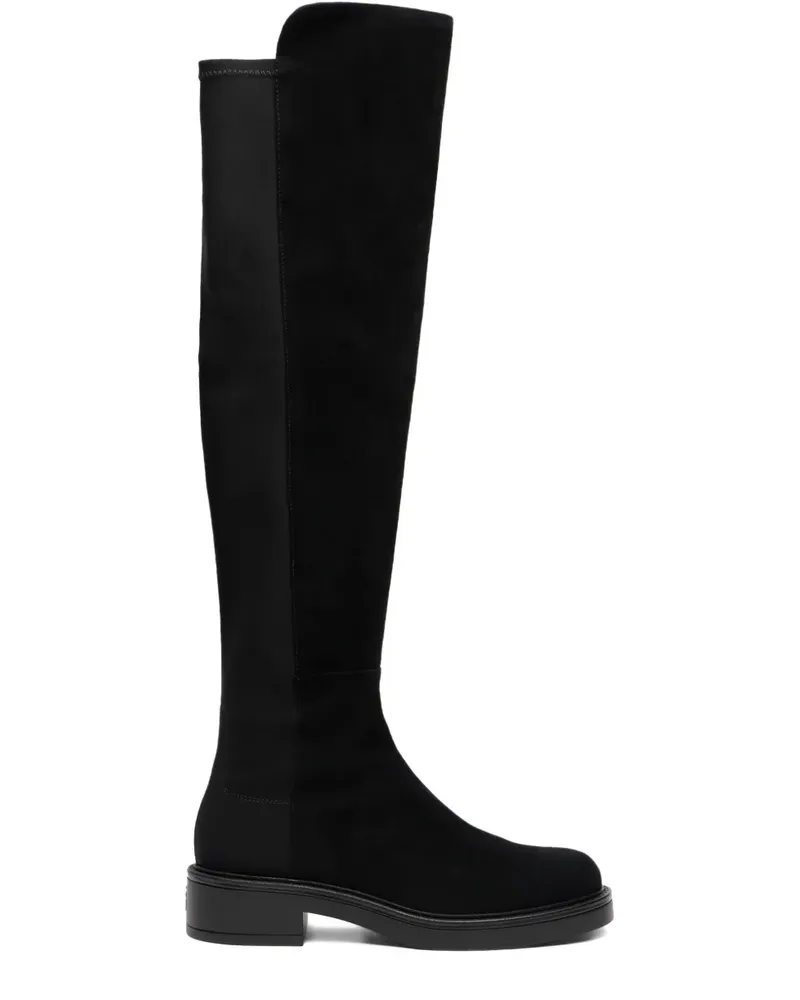 Stuart Weitzman 5050 Celia Stiefel - Schwarz Schwarz