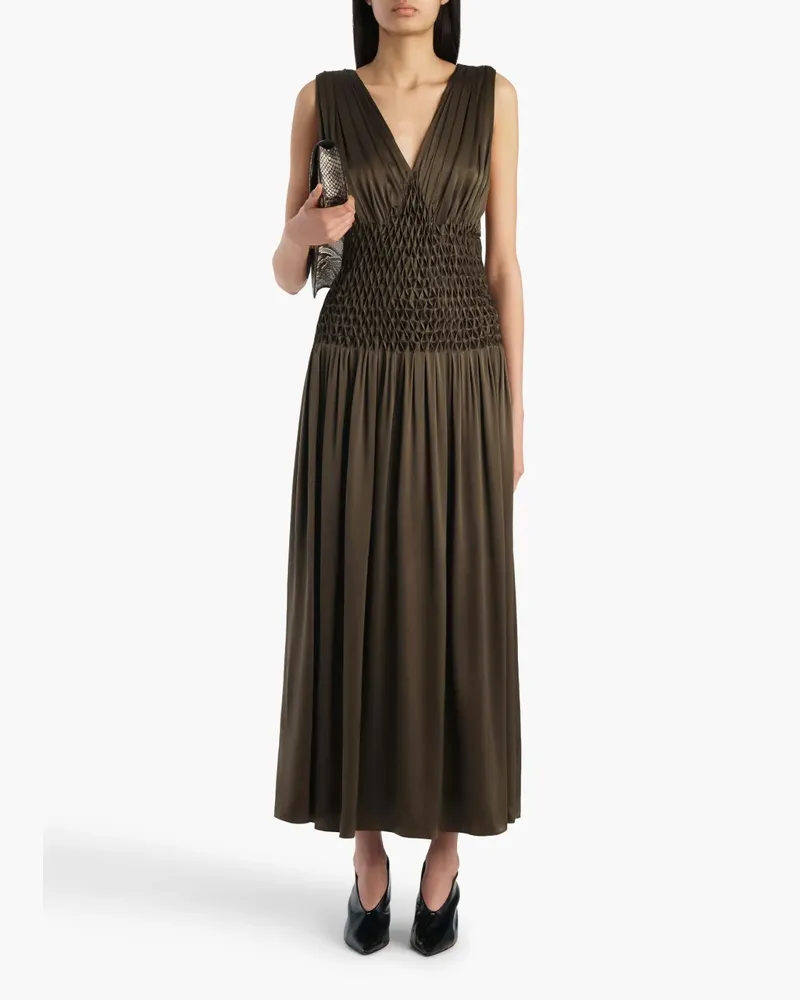 KHAITE Nola dress - Grün Grün