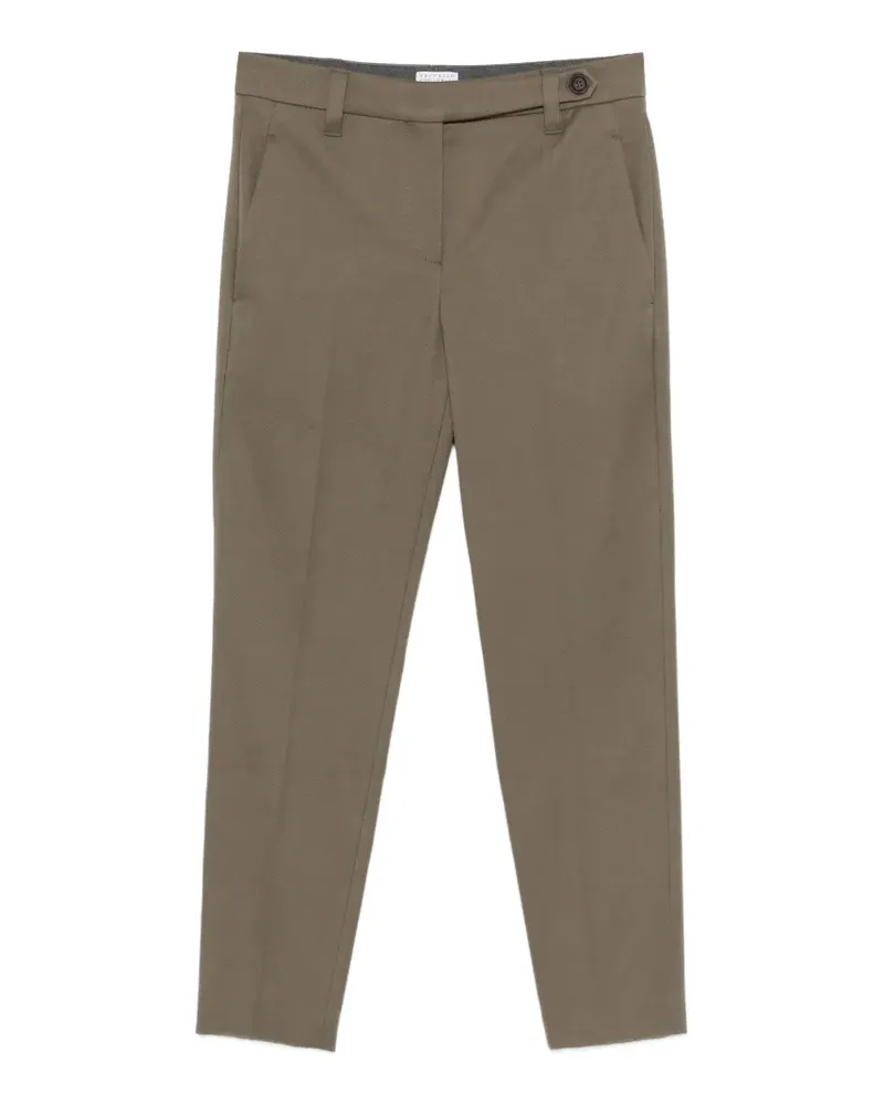 Brunello Cucinelli Klassische Hose mit Knöpfen - Grün Grün