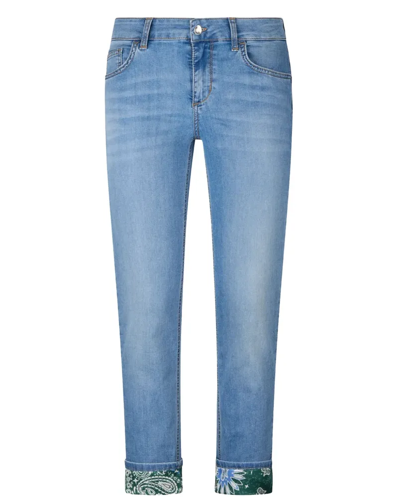 Liu Jo Cropped-Skinny-Jeans - Blau Blau