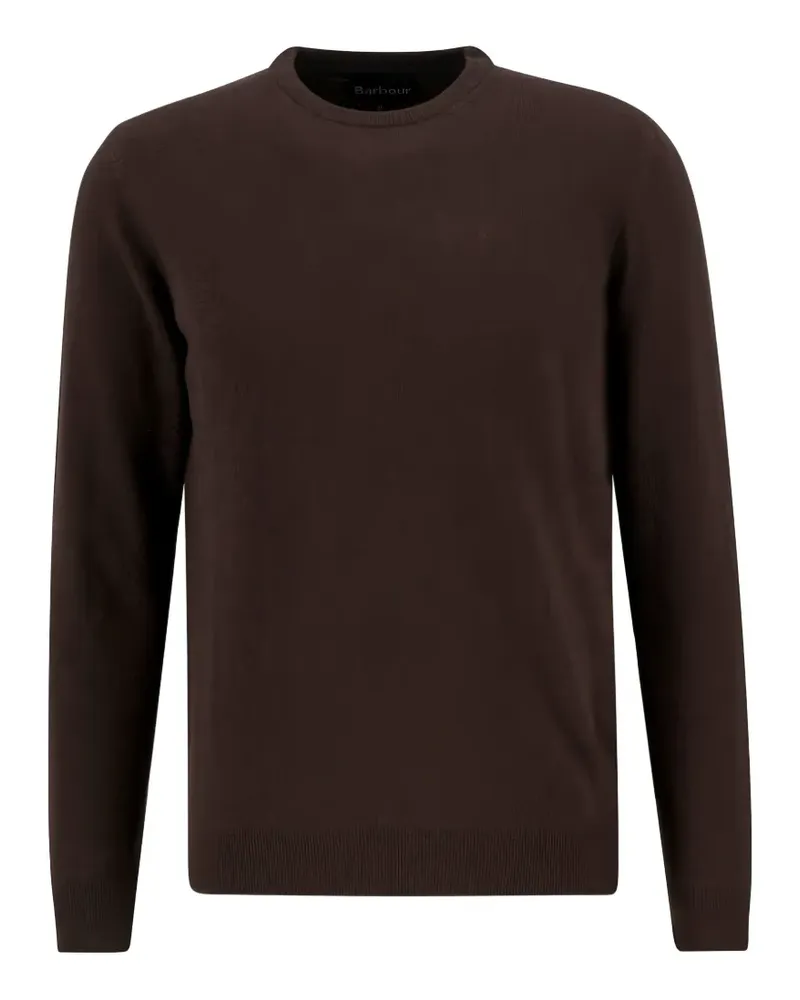 Barbour Essential Pullover mit rundem Ausschnitt - Braun Braun