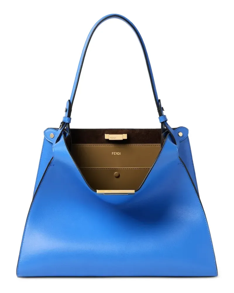 Fendi Mittelgroße  Way Handtasche - Blau Blau