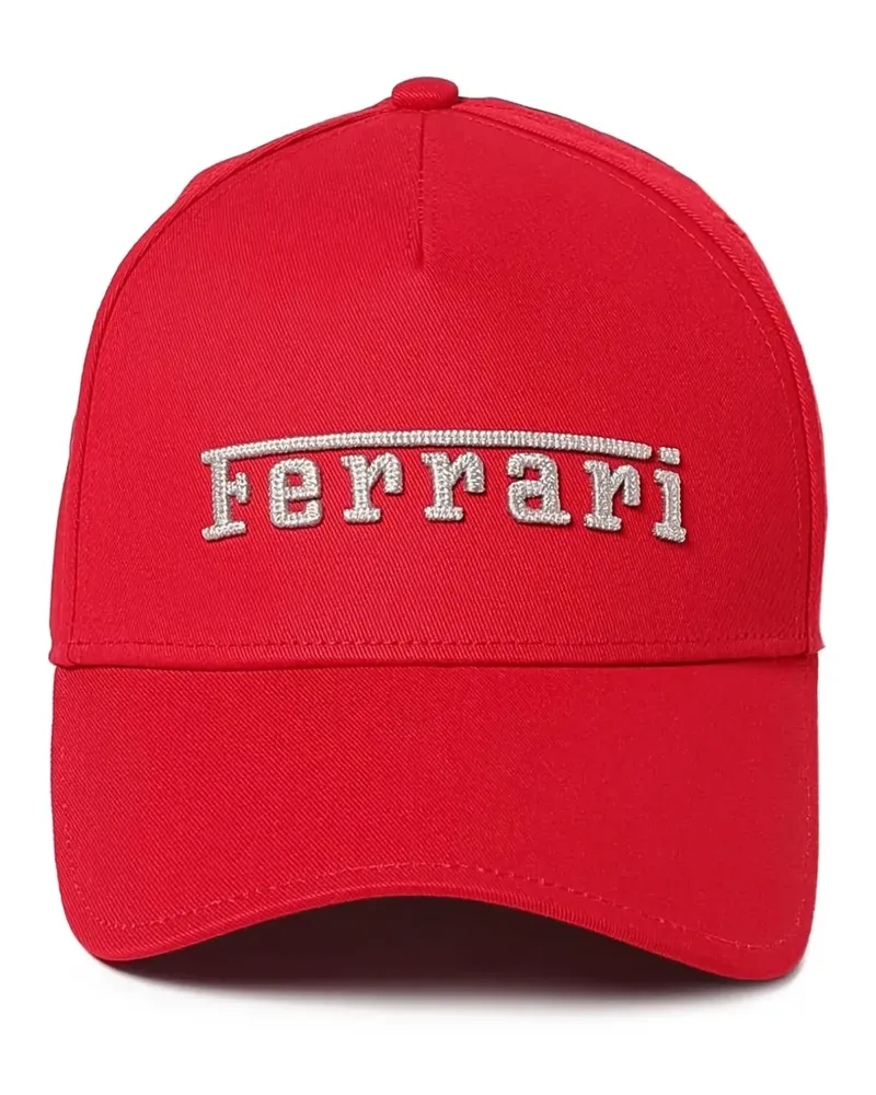 Ferrari Baseballkappe mit Logo-Stickerei - Rot Rot