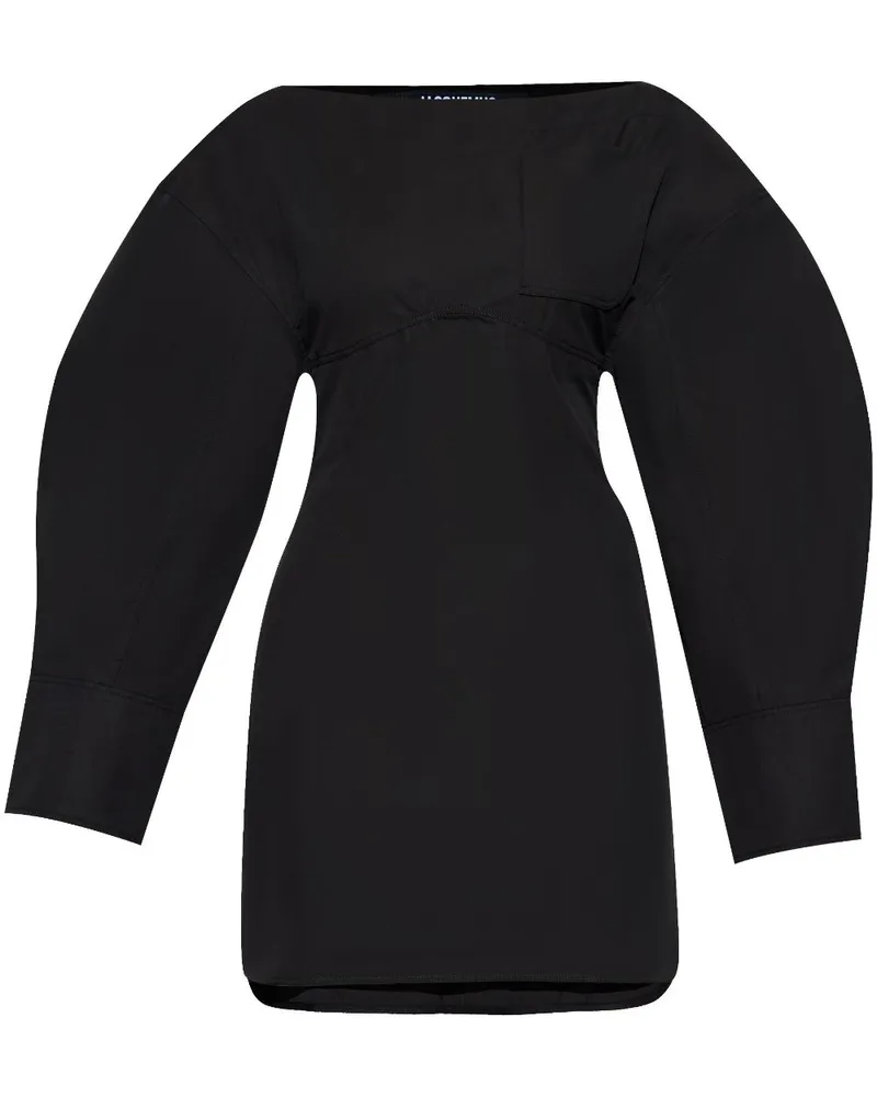 Jacquemus La robe chemise Casaco Kleid - Schwarz Schwarz