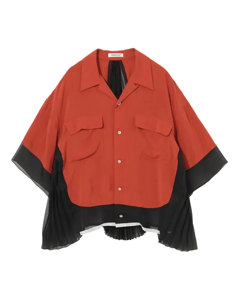 Undercover Bluse mit Falten - Orange Orange