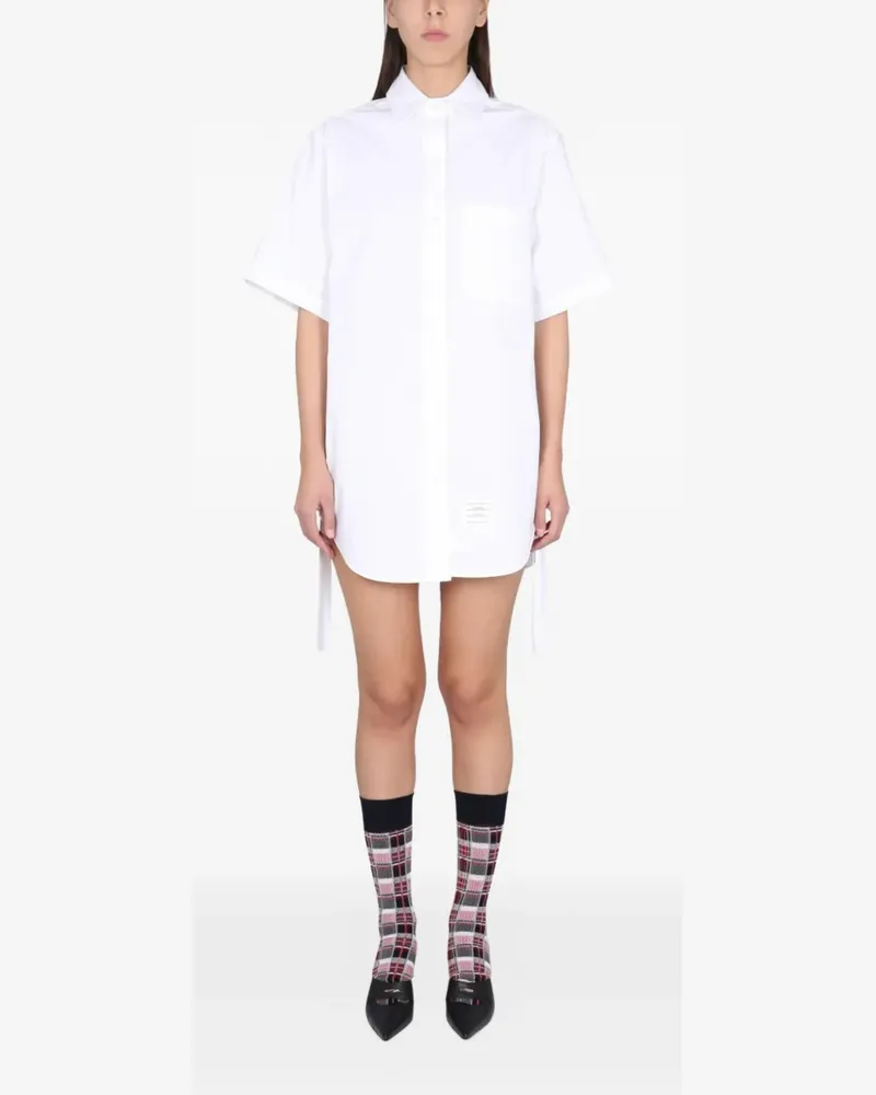 Thom Browne shirt mini dress - Weiß Weiß
