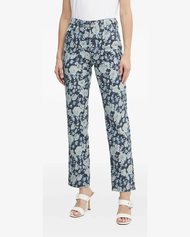 Guess Jeans mit Blumen - Blau Blau