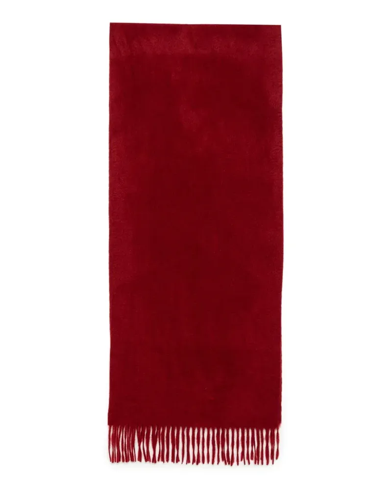 N.Peal Gewebter Kaschmirschal - Rot Rot
