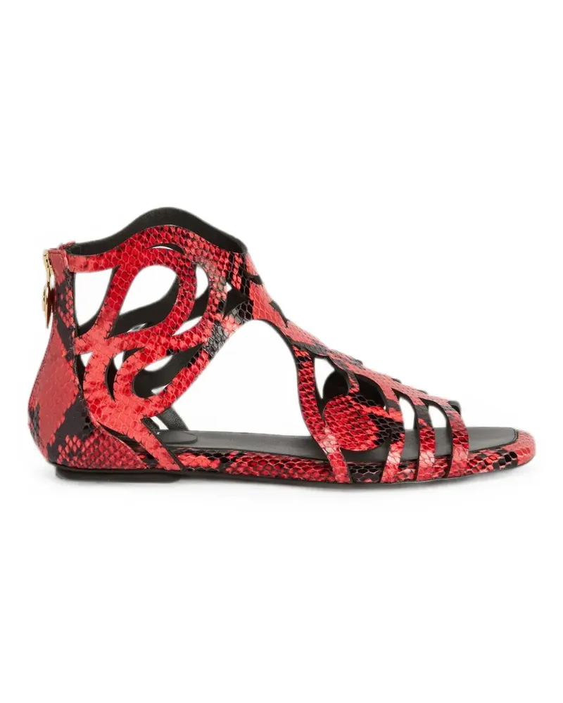 Emilio Pucci low gladiator sandals - Orange Orange