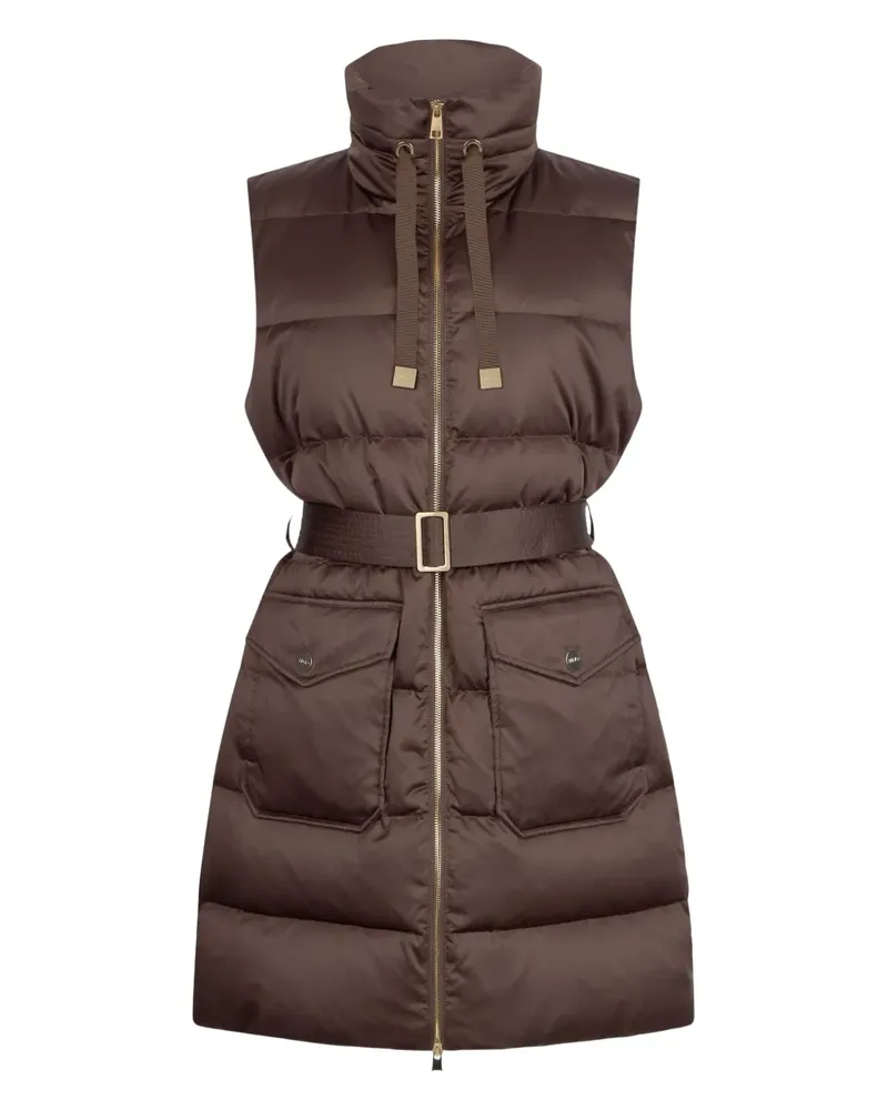 Liu Jo Longline padded vest - Braun Braun