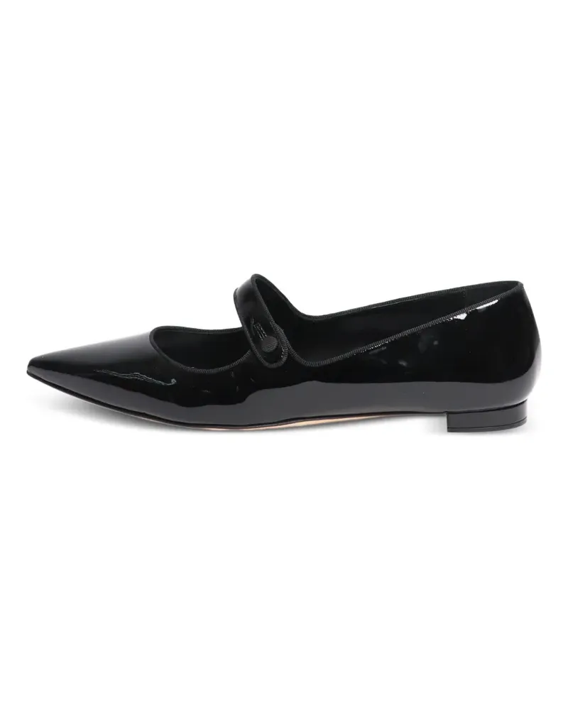 Manolo Blahnik Pumps mit spitzer Kappe - Schwarz Schwarz