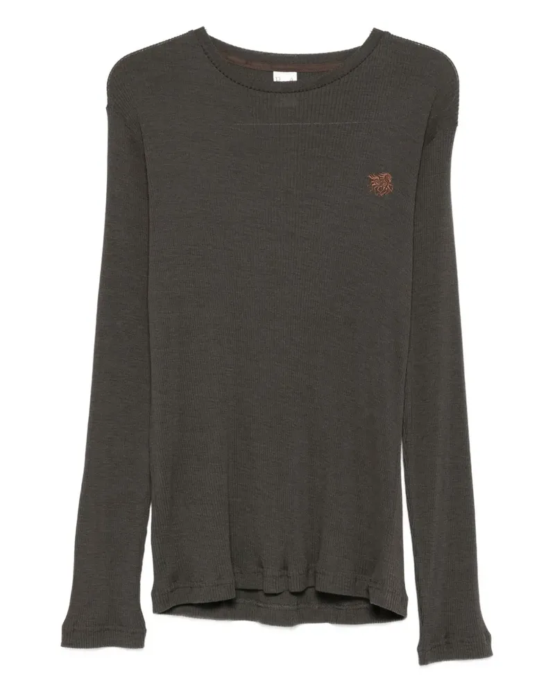 RANRA long-sleeve T-shirt - Braun Braun