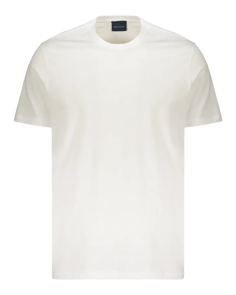Paul & Shark T-Shirt mit Logo-Stickerei - Weiß Weiß