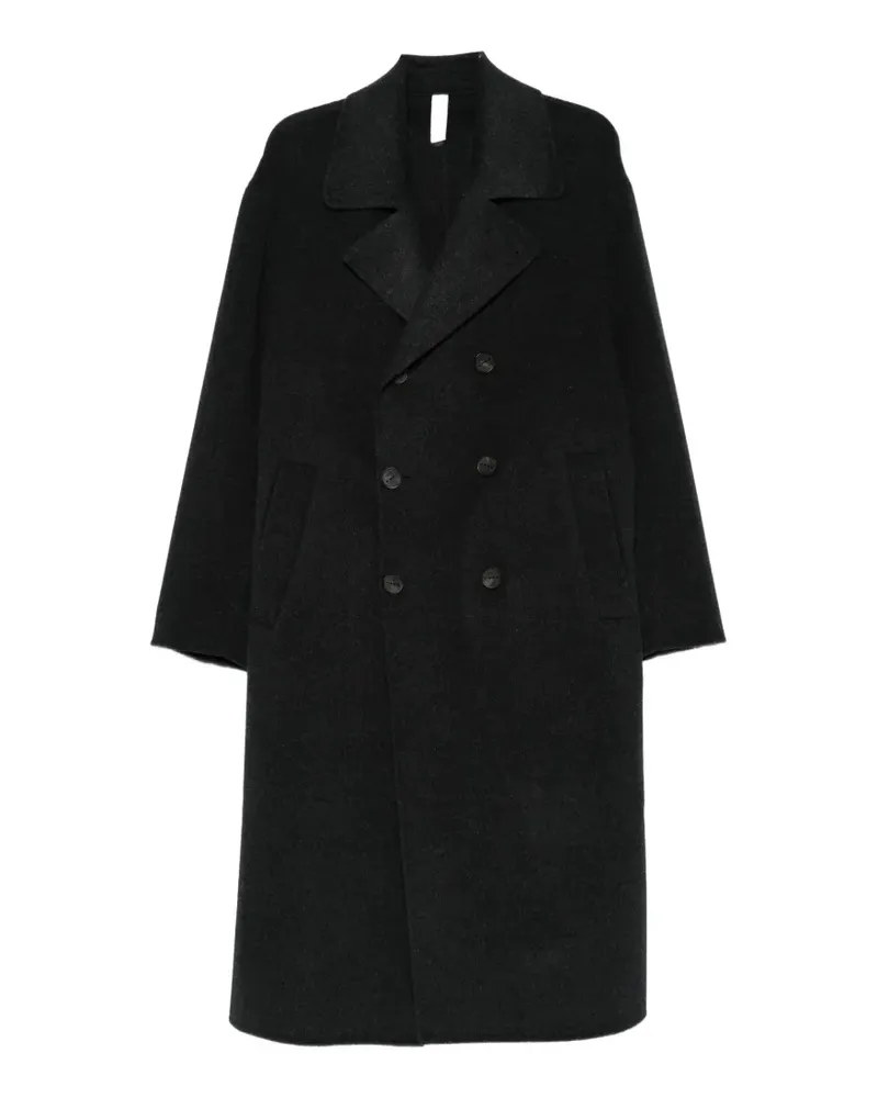 Hevò double-breasted coat - Schwarz Schwarz