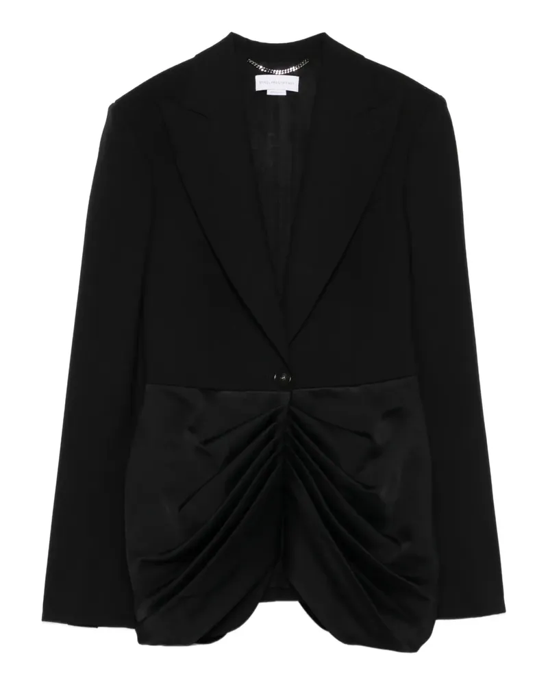 Stella McCartney Drapiertes Sakko - Schwarz Schwarz