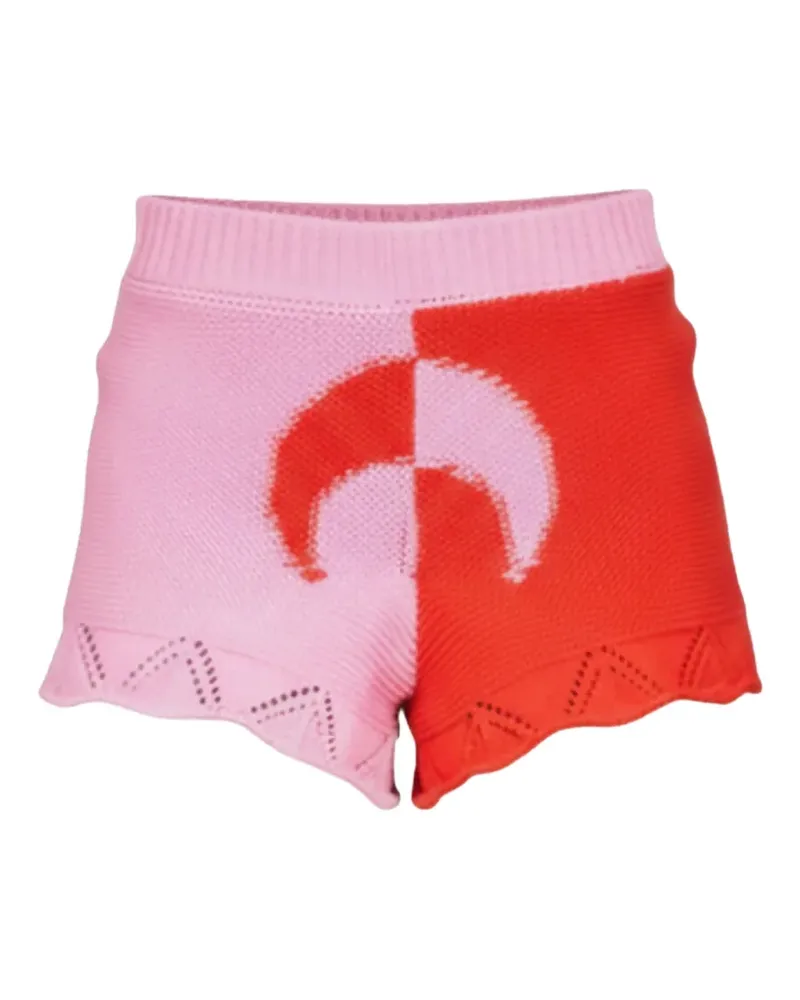 Marine Serre Gehäkelte Shorts - Rosa Rosa