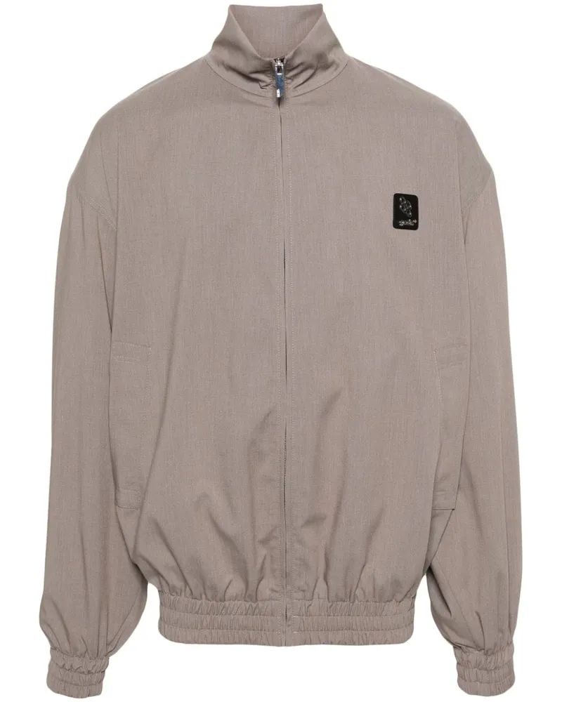 GCDS Jacke mit tiefen Schultern - Grau Grau