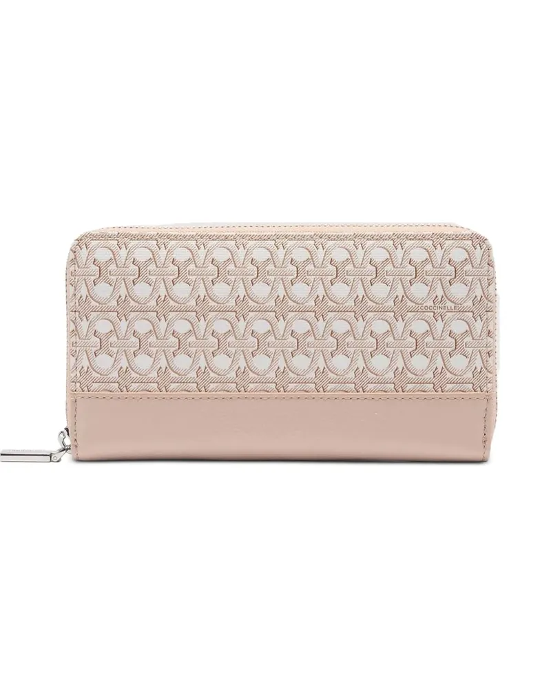 Coccinelle Portemonnaie mit Monogramm - Rosa Rosa