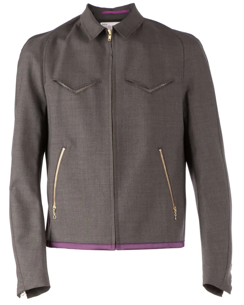 kolor vent detail jacket - Grau Grau