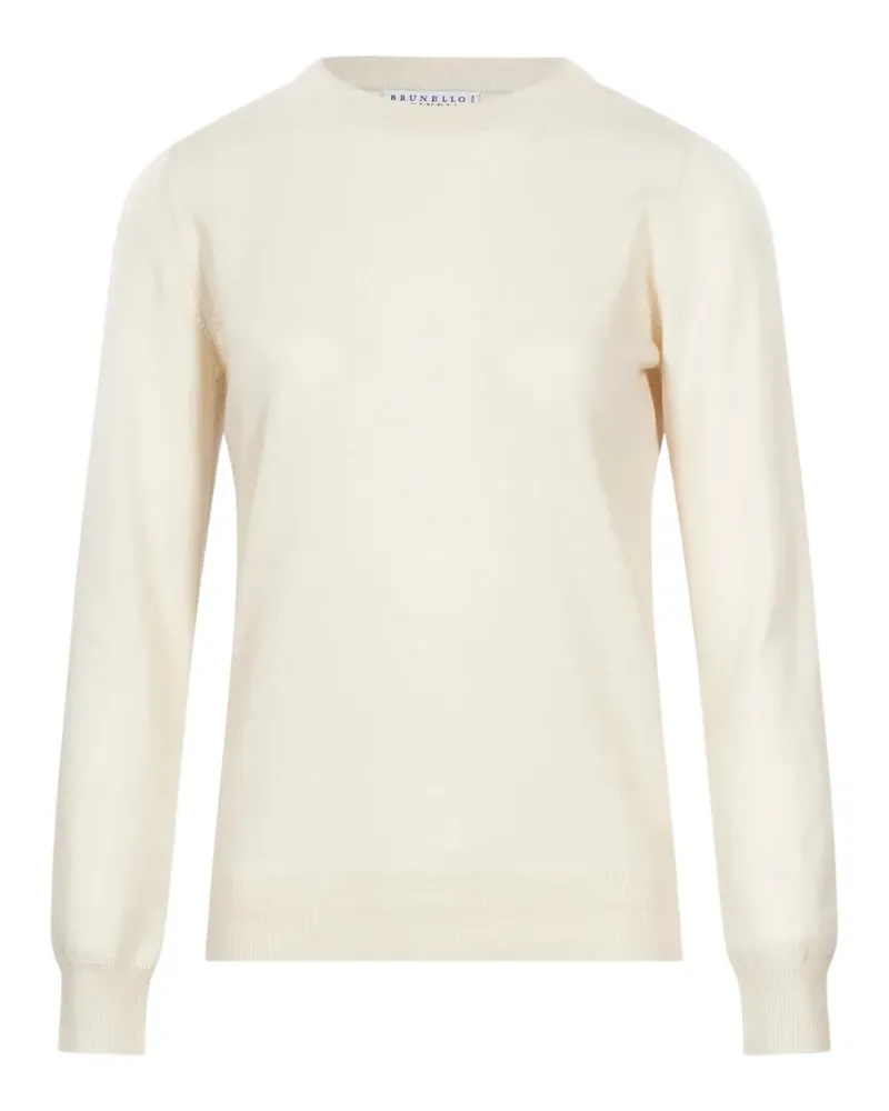 Brunello Cucinelli Pullover mit Rundhalsausschnitt - Nude Nude
