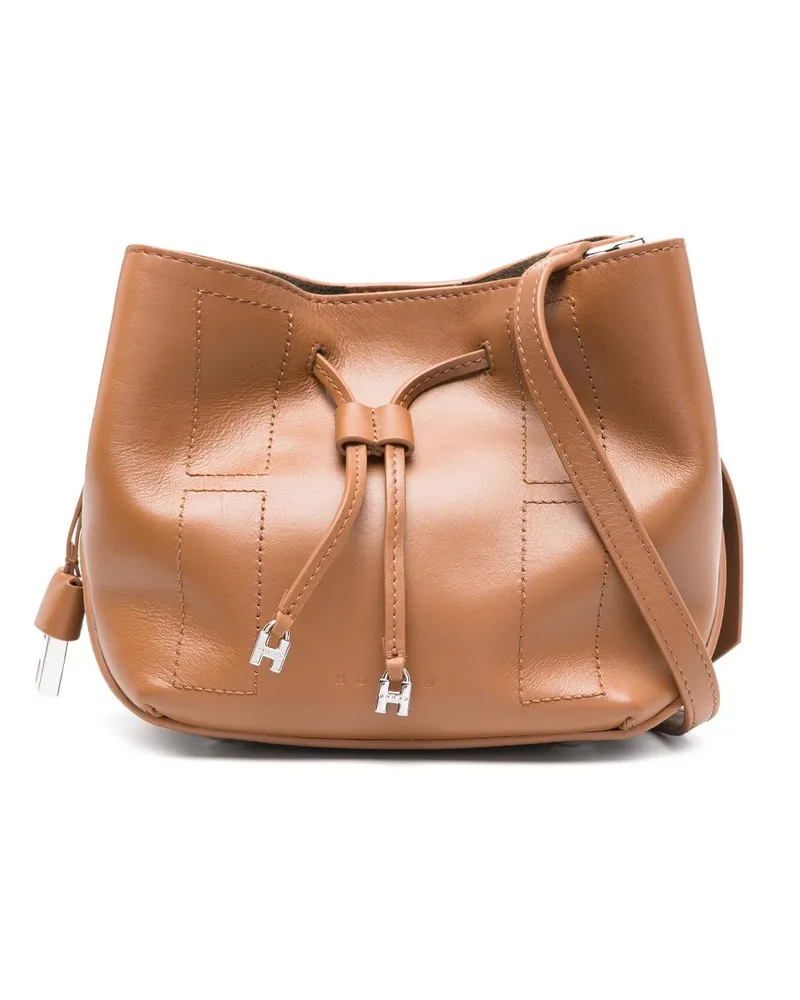 Hogan Mini Hocket Beuteltasche - Braun Braun