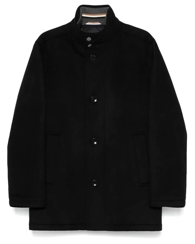 HUGO BOSS H-Coxtan Mantel - Schwarz Schwarz