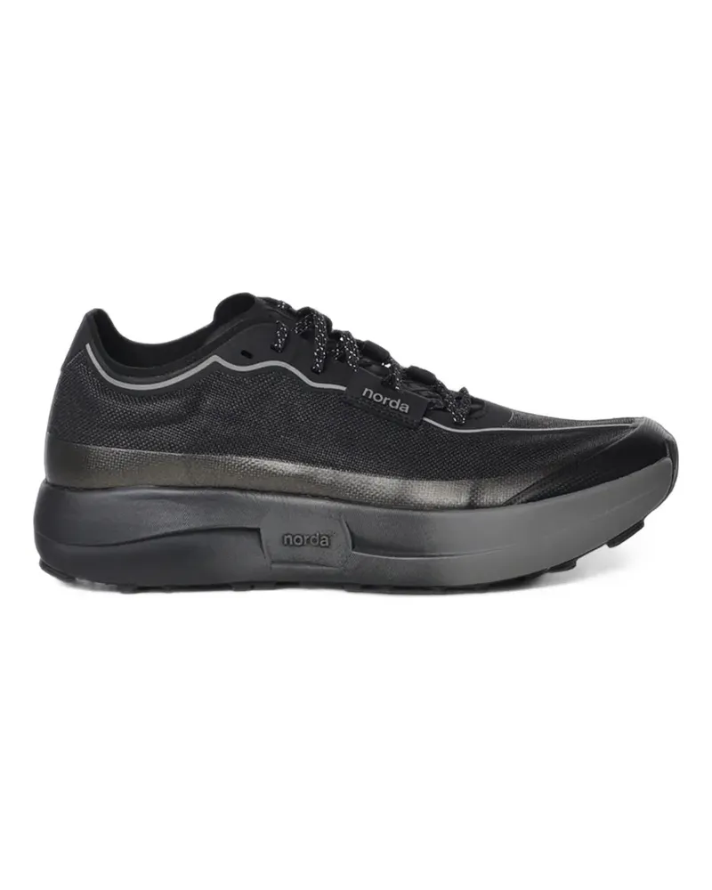 Norda 005 Sneakers mit Logo-Applikation - Schwarz Schwarz